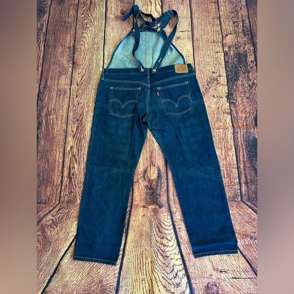 Vintage‎ Womens Levis Special Reserve Bibs Large - Picture 9 of 16